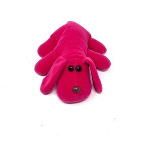 Vintage Etone Pink Plush Puppy Dog 1986 Korea Long Ears 9” Stuffed Stuffie